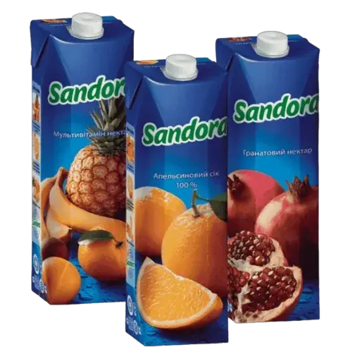 Сік Sandora в асортименті